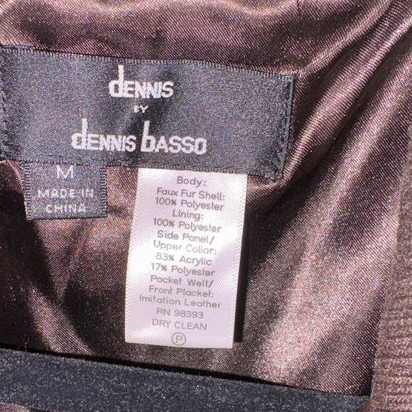 Dennis Basso Chocolate Faux Fur Vest - Picture 2 of 8